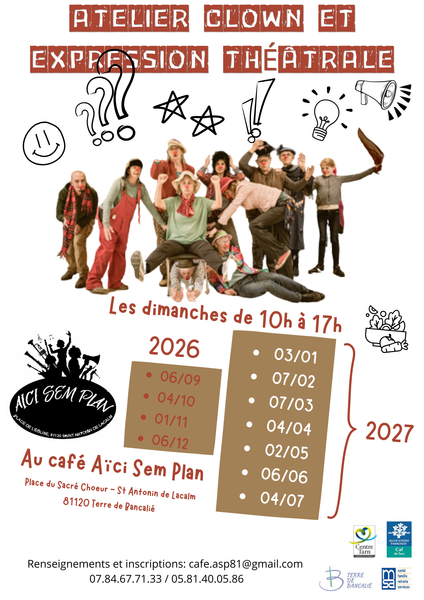 Atelier clown et expression théâtrale