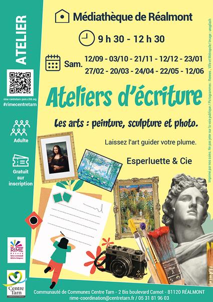 Ateliers d'écriture