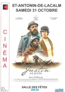 Séance de cinéma: "Justin le juste"