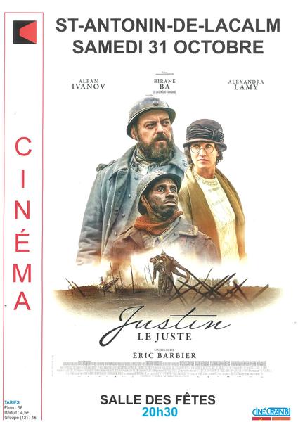 Séance de cinéma: "Justin le juste"